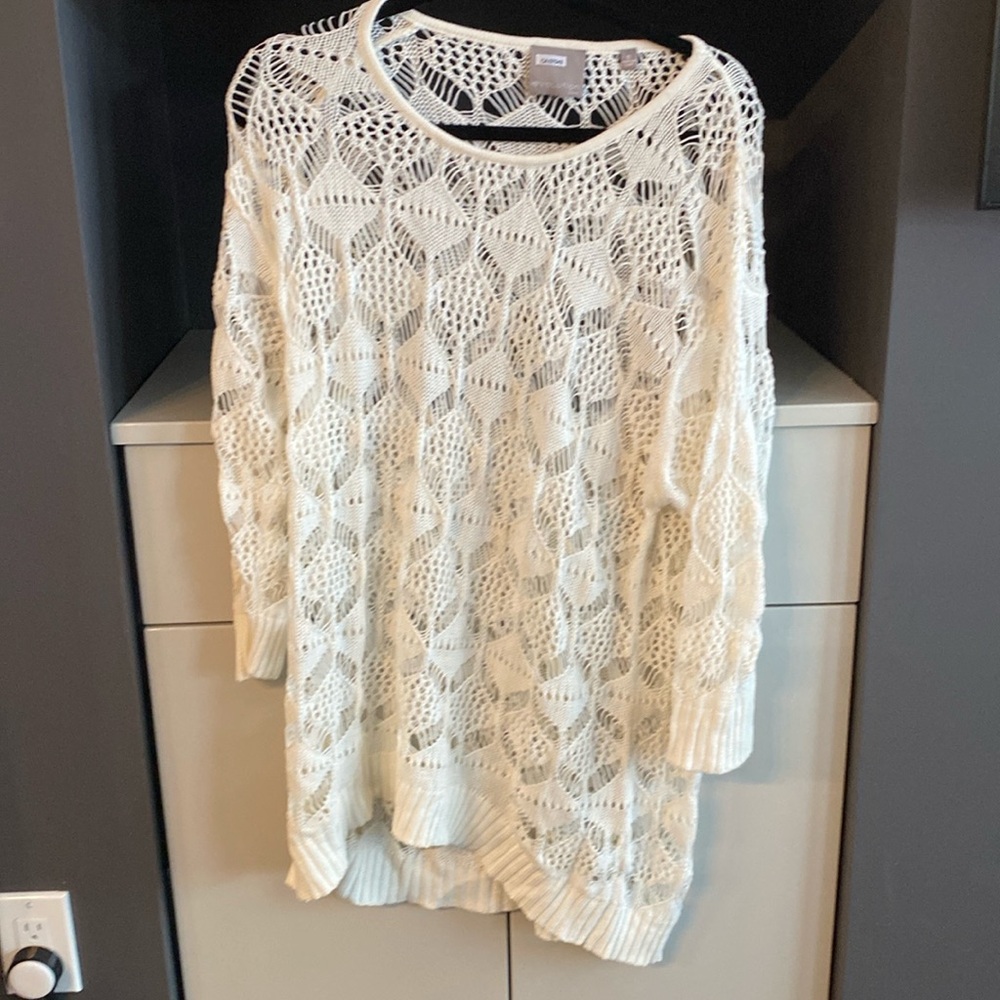 Extra long XL knit sweater